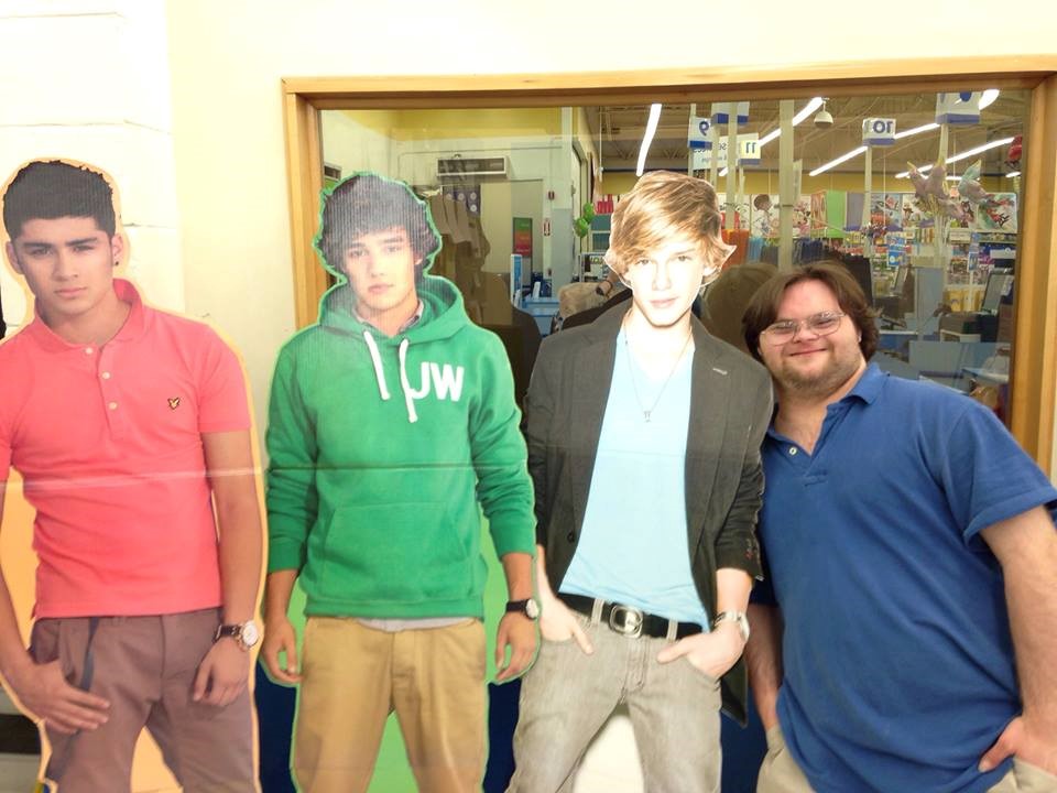 Karl and his favorite band, One Direction