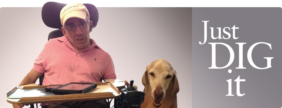 Chris Stein and Morgan the Service Dog