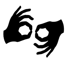 visual sign for interpreter in ASL