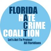 Logo for the Florida Hate Crime Coalition - Lets Act to Protect All Floridians
