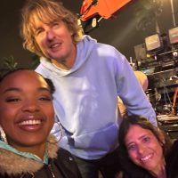 Kat and a friend with Owen Wilson Kat and a friend with Owen Wilson