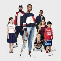 several disabled people wearing accessible clothing by Tommy Hilfiger